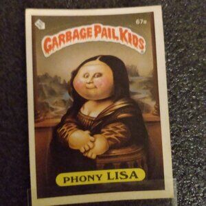 1985 PHONY LISA GARBAGE PAIL KIDS SERIES 2